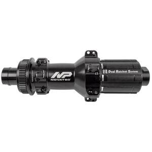 Scheibenbremshinterradnabe, schwarz, NOVATEC, "Straight Pull