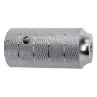 BMX-Fußraster, Alu, silber eloxiert, 50 x 110 mm,...
