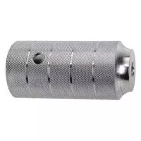 BMX-Fußraster, Alu, silber eloxiert, 50 x 110 mm,...