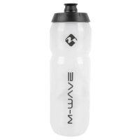 Trinkflasche M-WAVE, Kunststoff, 750 ml, schwarz/schwarz/ he