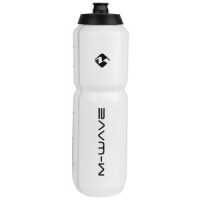 Trinkflasche M-WAVE >PBO 1000<, Kunststoff, 1000 ml, weiß/sc