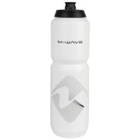 Trinkflasche M-WAVE >PBO 1000<, Kunststoff, 1000 ml, weiß/sc