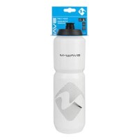 Trinkflasche M-WAVE >PBO 1000<, Kunststoff, 1000 ml, weiß/sc