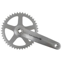 Kettenradgarnitur M-WAVE, 1-Gang, 170 mm  Alu-Kurbel, Stahl-