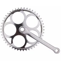 Kettenradgarnitur, 1-Gang, 170 mm Stahl-Kurbel, Stahl-Ketten