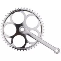 Kettenradgarnitur, 1-Gang, 170 mm Stahl-Kurbel, Stahl-Ketten