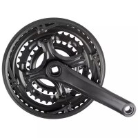 Kettenradgarnitur, 170 mm  kunststoffummantelte Kurbel, Stah