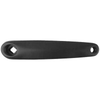 Kurbel, links, Alu, schwarz, 170 mm, Offset 0