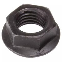 Achsmutter M10X1.25, für Tretlagerachse, schwarz,...