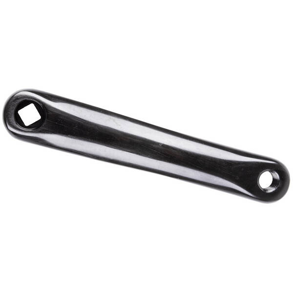 Kurbel, rechts, Alu, schwarz, 170 mm, Offset 17mm