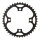 E-Bike Kettenblatt, Stahl, Lochkreis 104mm, 38 Zähne, für 1/