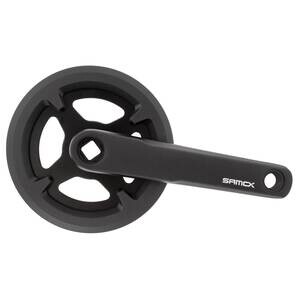 Kettenradgarnitur SAMOX, JIS, Alukurbel 152 mm, Stahlkettenb
