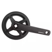 Kettenradgarnitur SAMOX, JIS, Alukurbel 160 mm, Stahlkettenb