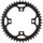 E-Bike Kettenblatt - narrow wide, Stahl, Lochkreis 104mm, 46