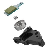 Hydraulische Scheibenbremse F-2000 FAHRWERKER für VR, Alu, m