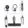 Lampenhalter >QRIR Extender< M-WAVE, Alu, schwarz eloxiert,
