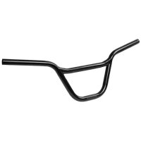 BMX-Lenker, Stahl, schwarz, 650 mm (Cross bar 250 mm), 22.2