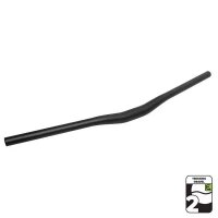 MTB-Lenker, Alu, matt schwarz, 720 mm, Klemmung 31.8 mm, Ris