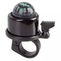 Alu-Glocke >Compass< mit Kompaß, schwarz,...