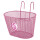 Drahtkorb, für Kinder, pink, ca. 24x15x14,5 cm (LxBxH)