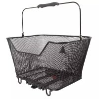 Stahlkorb, M-WAVE >Transporter One-Snap< mit Quick...