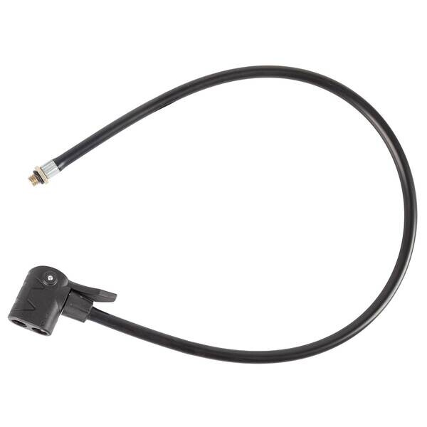 Pumpen-Schlauch, 590 mm, schwarz, mit Doppel-Pumpenkopf (für