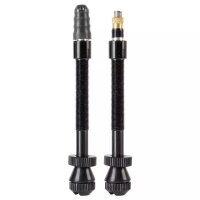 High Volume TubelessVentil , 21-48mm, Aluminium, schwarz