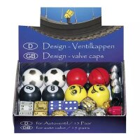 Ventilkappen-Set, für A/V, 30 Stück (15 x 2...