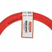 Reifen 20x1.95, 50-406, K-907, -KRACKPOT-, rot, mit Banderol