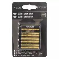 Batterie, AM-3, Mignon, AA, LR-6, Alkaline, 1.5 V, 1 Set = 4