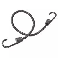Gepäckgurt, 60 cm X 8 mm, schwarz, 10 St./PE-Beutel