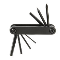 Falt-Werkzeugset, 2/3/4/5/6 mm Inbus, Kreuzschlitz-und Stand