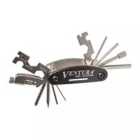 Falt-Werkzeug VENTURA, 18 Funktionen, schwarz, 2/2.5/3/4/5/6