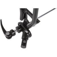 M-WAVE Schnellspanner RACKY AXLE, mit Gepäckträgeraufnahme, schwarz