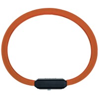 Squire Schloss STRAPLOK 35 - tragbares Gurtschloss mit Schlüsselschließung, 85cm, orange