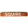 Squire Schloss STRAPLOK 35 - tragbares Gurtschloss mit Schlüsselschließung, 85cm, orange