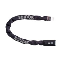 Squire Schloss CHAINLOK 8 - Hochsicherheits-Kettenschloss mit Schlüsselschließung, 85cm, schwarz