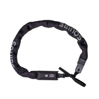 Squire Schloss CHAINLOK 8 - Hochsicherheits-Kettenschloss mit Schlüsselschließung, 85cm, schwarz