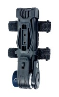 Squire Schloss FOLDA MINI FL690 - Sicherheits-Faltschloss mit Schlüsselschließung, 69cm, schwarz