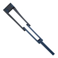Squire Schloss FOLDALOK Plus - Sicherheits-Faltschloss mit Schlüsselschließung, 85cm, schwarz