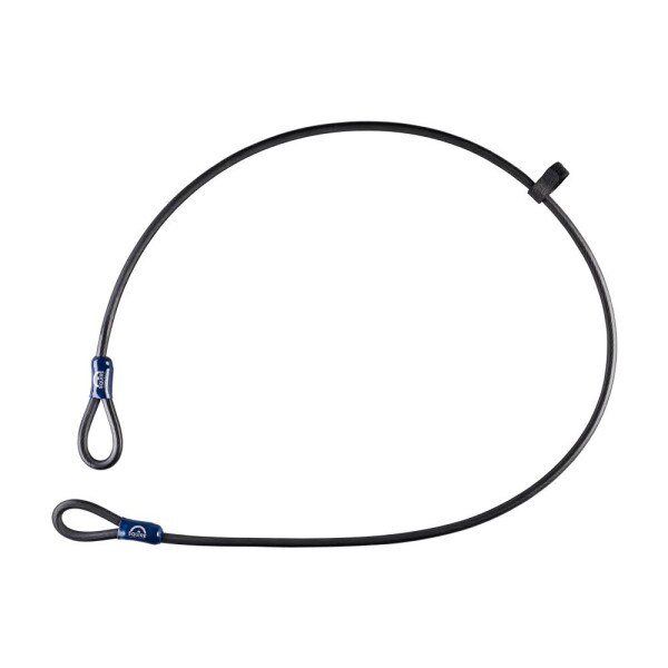 Squire Sicherheitskabel 12C/1800 - 12mm starkes Stahl-Schlaufenkabel, 1.8m, schwarz