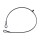 Squire Sicherheitskabel 12C/1800 - 12mm starkes Stahl-Schlaufenkabel, 1.8m, schwarz