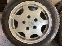 4x Alufelgen mit Winterreifen Porsche 944S
