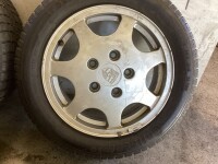 4x Alufelgen mit Winterreifen Porsche 944S