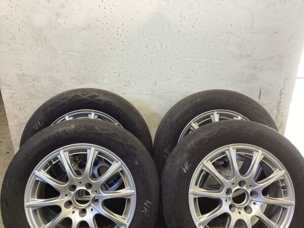 4x Alufelgen mit Sommerreifen 205/60 R16 Mercedes W205