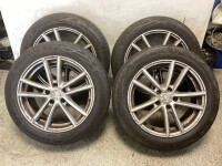 4x Alufelgen mit Sommerreifen 205/55 R17 VW Touran 2
