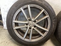 4x Alufelgen mit Sommerreifen 205/55 R17 VW Touran 2