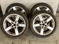 Alufelgen mit Sommerreifen 225/45 R17 für VW Touran
