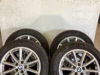 4X Alufelgen mit Winterreifen 225/55 R17 für BMW...