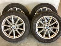 4X Alufelgen mit Winterreifen 225/55 R17 für BMW...